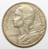 Лот: 21586873. Фото: 2. 5 сантимов 1987 год. Франция. Монеты
