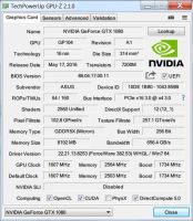 Лот: 9878584. Фото: 2. Видеокарта ASUS GeForce GTX1080... Комплектующие