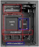 Лот: 25897356. Фото: 2. Корпус Ginzzu B400+Блок питания... Комплектующие