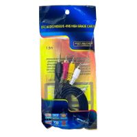 Лот: 25796748. Фото: 2. КАБЕЛЬ CE NO-NAME 3RCA->3.5jack... Аксессуары