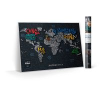 Лот: 15614607. Фото: 5. Скретч Карта Мира Travel Map...
