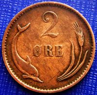 Лот: 9375533. Фото: 2. Дания 2 эре 1897. Монеты