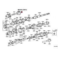 Лот: 20926127. Фото: 2. Подшипник КПП Toyota Aisin R154... Автозапчасти