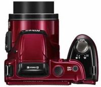 Лот: 15427342. Фото: 2. Nikon Coolpix L810 (красный) большое... Фотокамеры