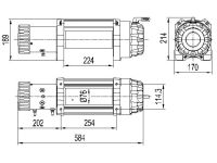 Лот: 11347449. Фото: 2. Автомобильная лебедка E15000 -... Инструмент
