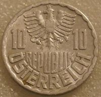 Лот: 8528296. Фото: 2. 10 грошей 1971 Австрия. Монеты