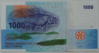 Лот: 9595521. Фото: 2. Коморские острова 1000 франков... Банкноты
