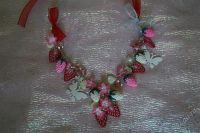 Лот: 2946021. Фото: 3. Колье Волшебная малинка . Ручная... Красноярск