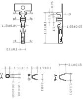 Лот: 20617793. Фото: 2. Клемма для разъема MX3.0 (Molex... Радиодетали  (электронные компоненты)