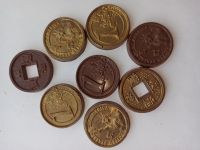 Лот: 17261828. Фото: 2. Набор шоколадных монет "К деньгам... Кондитерские изделия, конфеты