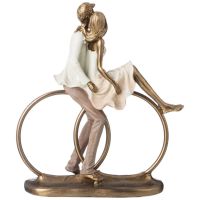 Лот: 21785539. Фото: 3. Статуэтка "пара" 21х8х23,5 см... Сувениры, подарки