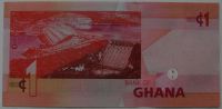 Лот: 10854714. Фото: 2. Гана 1 седи 2013-15, в обороте... Банкноты
