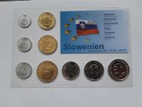Лот: 19892599. Фото: 2. Словения набор из 9 монет 1992-2006... Монеты