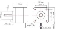 Лот: 22159154. Фото: 3. Шаговый двигатель nema 17 42HS40A4. Красноярск