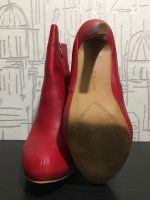 Лот: 15589569. Фото: 2. Ботильоны красные. Женская обувь