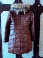 Лот: 6450453. Фото: 4. Пуховик коричневый, новый, размер... Красноярск