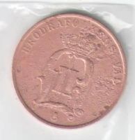 Лот: 13054752. Фото: 2. Швеция 2 оре 1891 год (40-2). Монеты