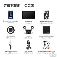 Лот: 18543663. Фото: 5. Магнитола Android TEYES CC3 9...