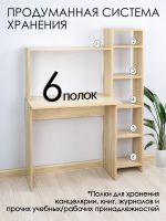Лот: 24279310. Фото: 3. Стол письменный Олмеко сонома. Мебель