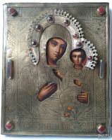 Лот: 13438856. Фото: 3. Икона Смоленская Богородица. Коллекционирование, моделизм
