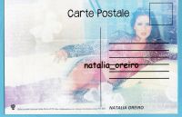 Лот: 17947529. Фото: 2. Natalia Oreiro-глянцевая фотооткрытка... Открытки, билеты и др.