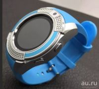Лот: 15575565. Фото: 7. Умные часы Smart Watch V8 голубые...