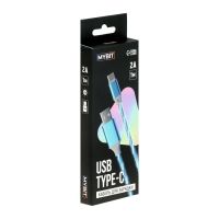 Лот: 25880219. Фото: 6. Кабель MYBIT, Type-C - USB, динамическая...