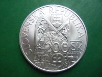Лот: 21974785. Фото: 4. Словакия 200 крон 2008 г. 100... Красноярск