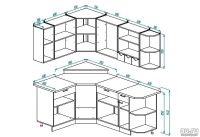 Лот: 13362965. Фото: 2. Угловой кухонный гарнитур КГ12... Кухонная мебель