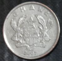 Лот: 16061696. Фото: 2. Экзотика с рубля (22828) Гана. Монеты