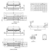 Лот: 19187818. Фото: 2. Разъем DB-9, вилка, на шлейф RC... Радиодетали  (электронные компоненты)