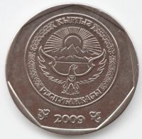 Лот: 6112851. Фото: 2. 10 сом 2009 год. Киргизия. Монеты
