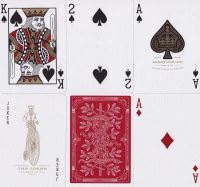 Лот: 15646382. Фото: 4. Карты Monarchs Red от Theory11...