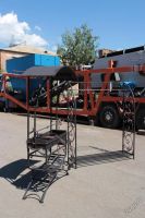 Лот: 5738209. Фото: 3. Мангал с крышей и большим кованым... Красноярск