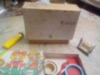 Лот: 12082884. Фото: 4. кукольный шкаф мебель + посудка...