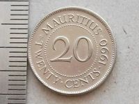 Лот: 9524773. Фото: 8. Монета 20 цент Маврикий 1990 портрет...