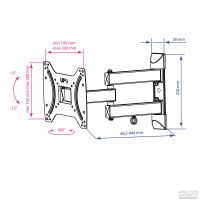 Лот: 13662990. Фото: 7. Кронштейн для LCD/LED тв 15"-43...