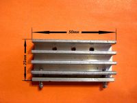 Лот: 21449666. Фото: 2. Радиатор алюминиевый 50х25х12мм... Радиодетали  (электронные компоненты)