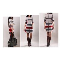 Лот: 12771657. Фото: 2. Трикотажное платье в стиле Burberry... Женская одежда