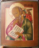 Лот: 18378561. Фото: 4. Старинный образ святого апостола... Красноярск