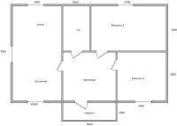 Лот: 15590130. Фото: 4. Дом 7х11 из бруса 150х150 на ленточном... Красноярск