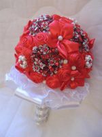 Лот: 3957745. Фото: 2. брошь букет невесте на свадьбу... Ручная работа