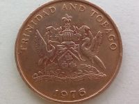Лот: 20175399. Фото: 2. Монета Тринидад и Тобаго 1 цент... Монеты
