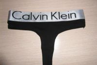 Лот: 6529648. Фото: 3. Трусы стринги Calvin Klein Черные. Одежда, обувь, галантерея