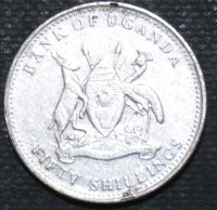 Лот: 11295911. Фото: 2. Экзотика с рубля (12781) Уганда. Монеты