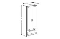 Лот: 23911508. Фото: 5. Шкаф для одежды Hoff Сириус