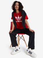 Лот: 22444464. Фото: 3. Футболка женская adidas, Красный. Одежда, обувь, галантерея