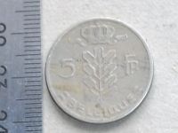 Лот: 18988936. Фото: 5. Монета 5 пять франк Бельгия 1963...