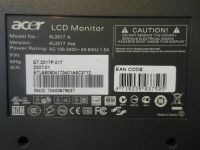 Лот: 3810425. Фото: 3. Монитор Acer AL2017A. Компьютеры, оргтехника, канцтовары