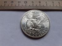 Лот: 17877426. Фото: 2. (№9887) США 1 доллар 1972,серебро... Монеты